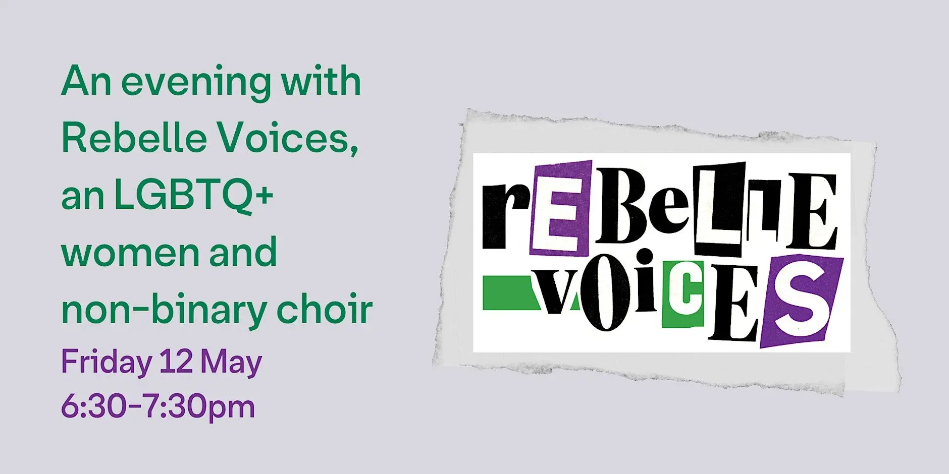 An evening with Rebelle Voices An evening with Rebelle Voices