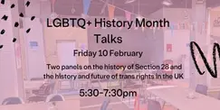 LGBTQ+ History Month Talks