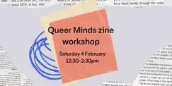 Queer Minds zine workshop