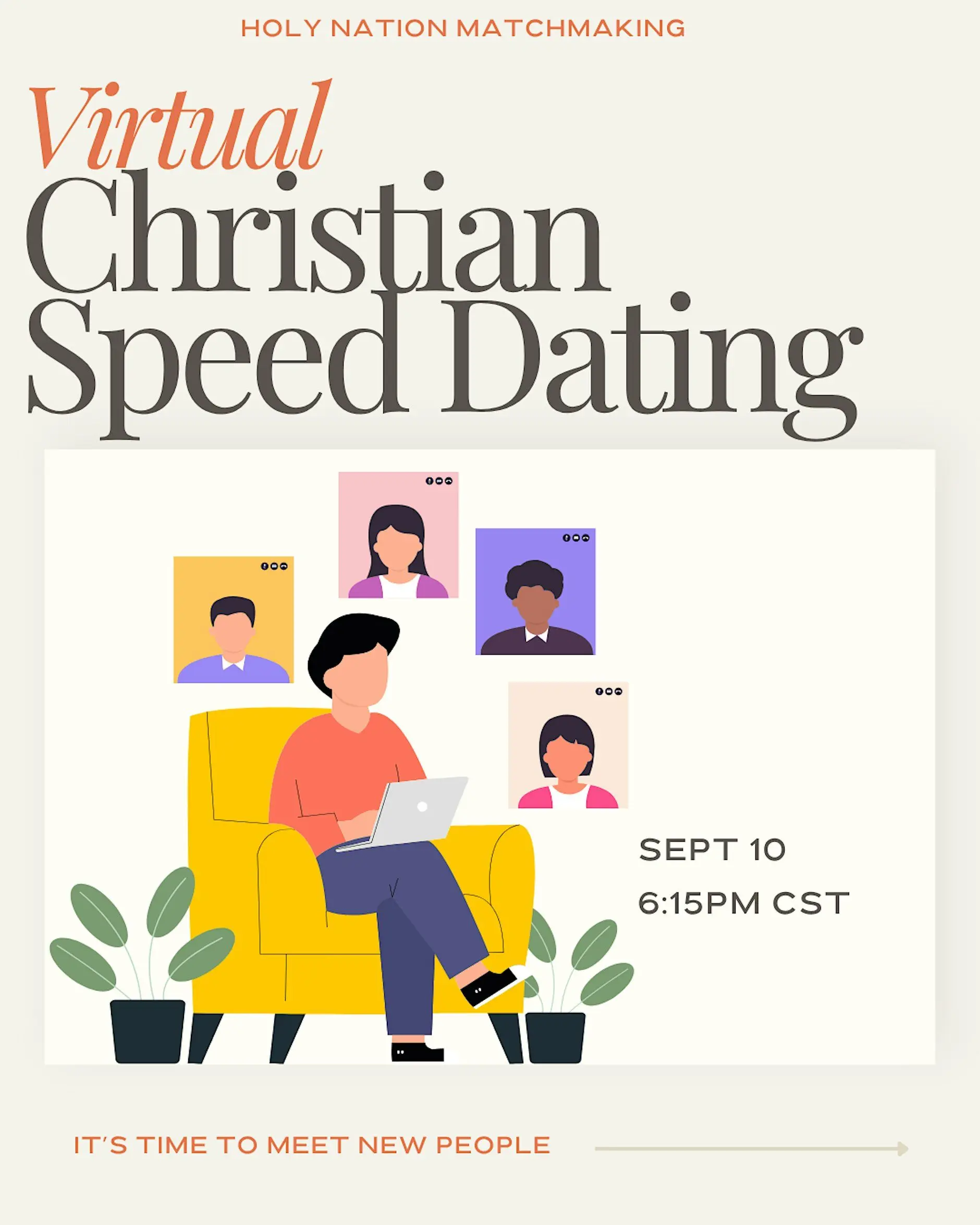 Virtual Christian Speed Dating (ages 25-45)