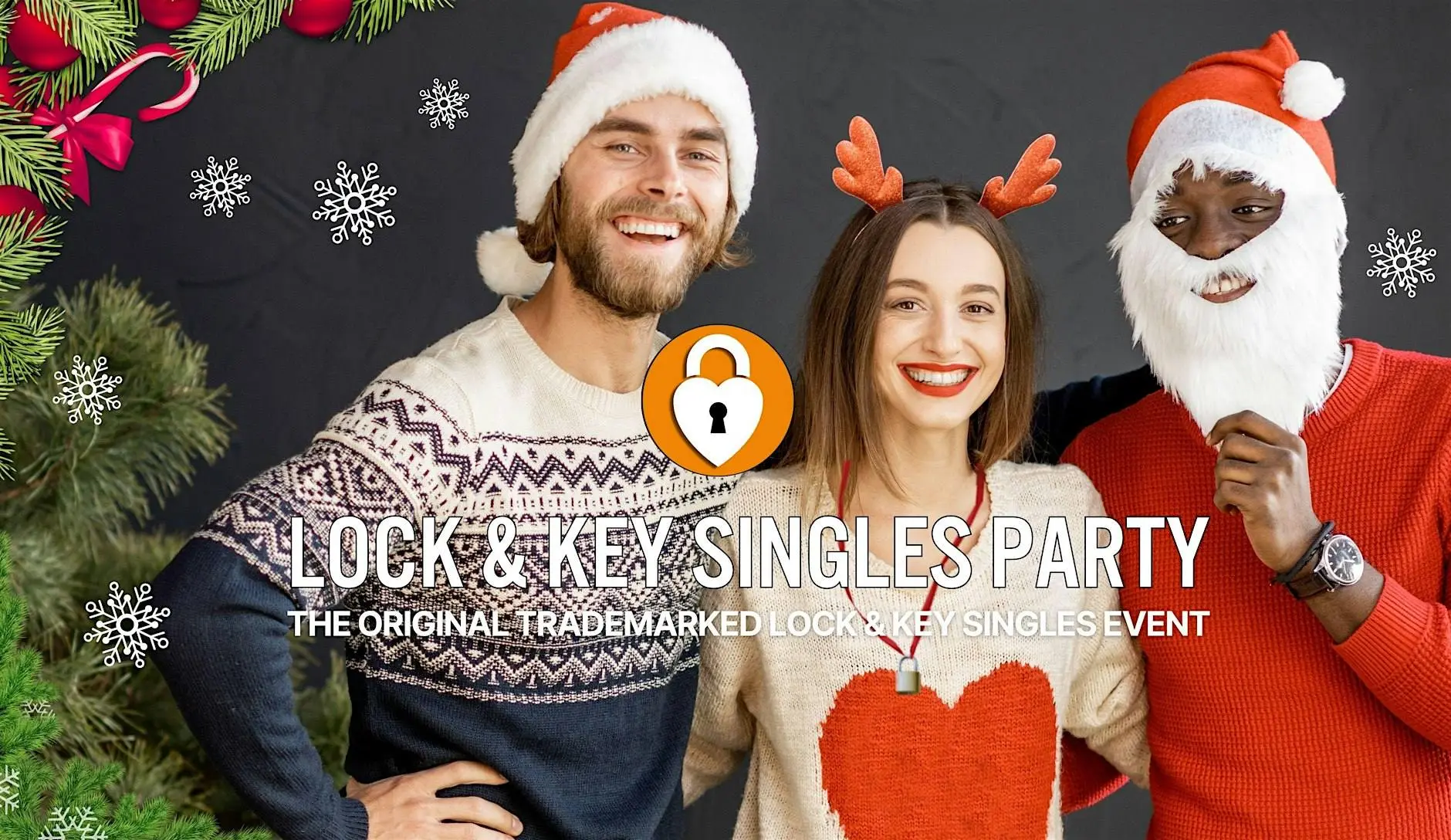 Tampa LOCK & KEY SINGLES PARTY Age 23-59 Wear Your Holiday Ugly Sweater