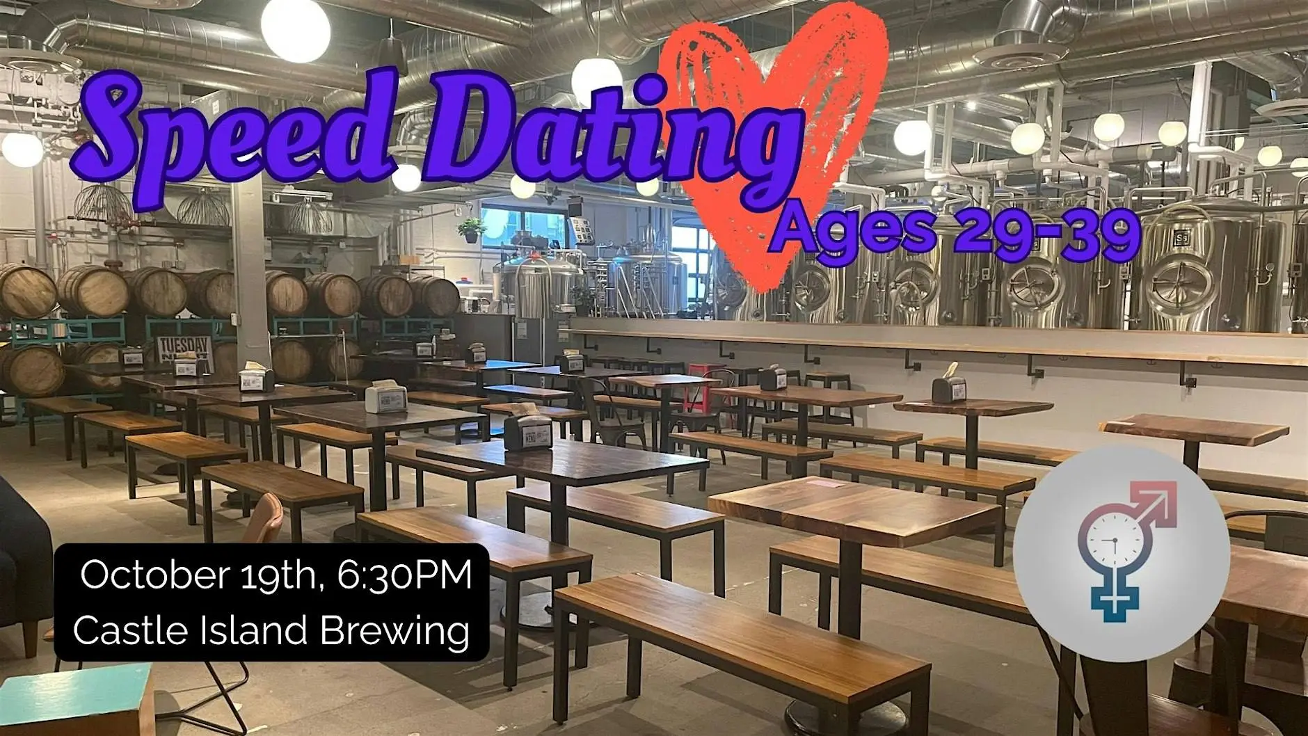 Speed Dating in Southie, Ages 29-39 (1 Drink Included) Speed Dating in Southie, Ages 29-39 (1 Drink Included)