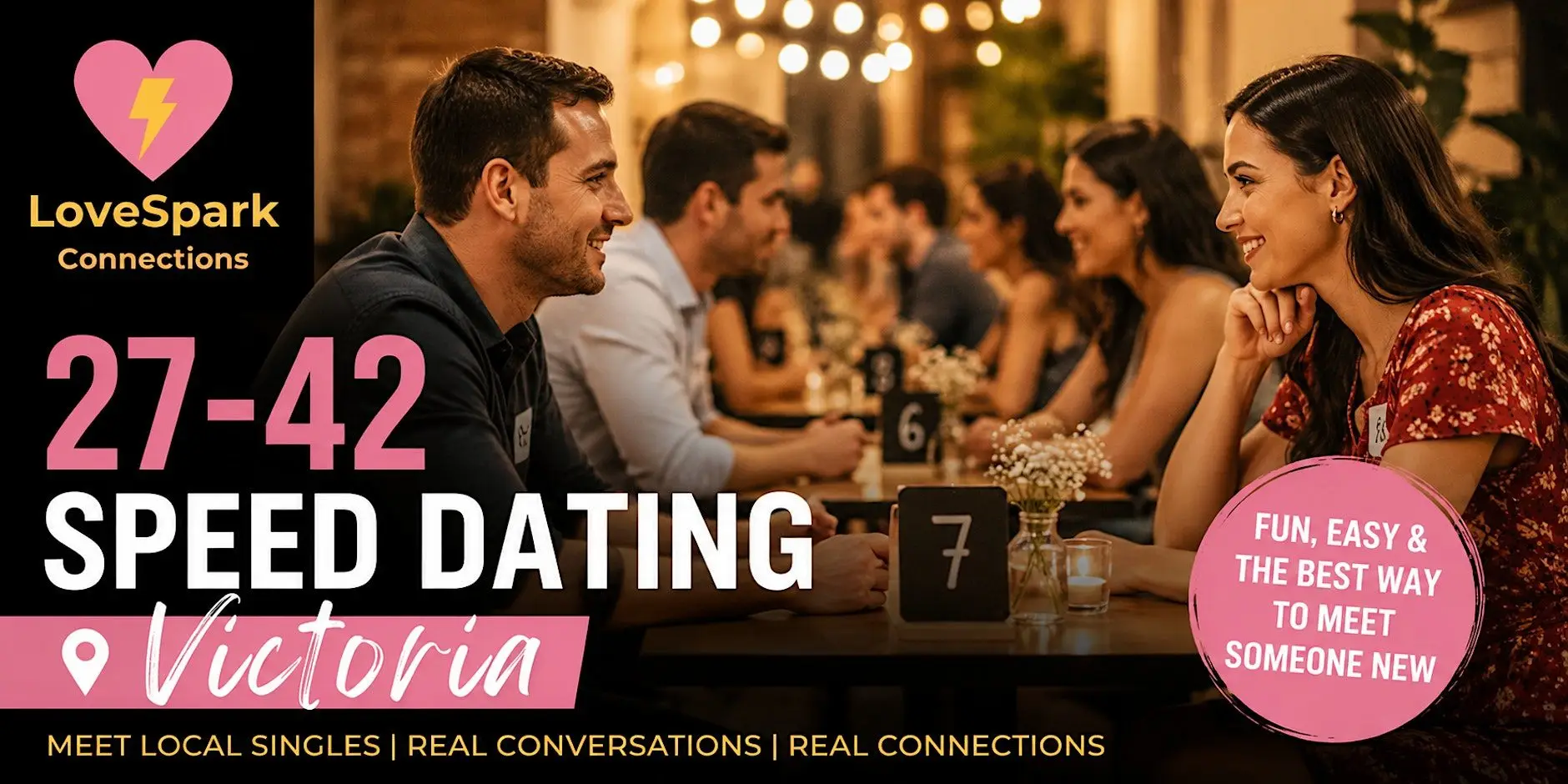 Speed Dating | Ages 27-42 | Victoria Speed Dating | Ages 27-42 | Victoria