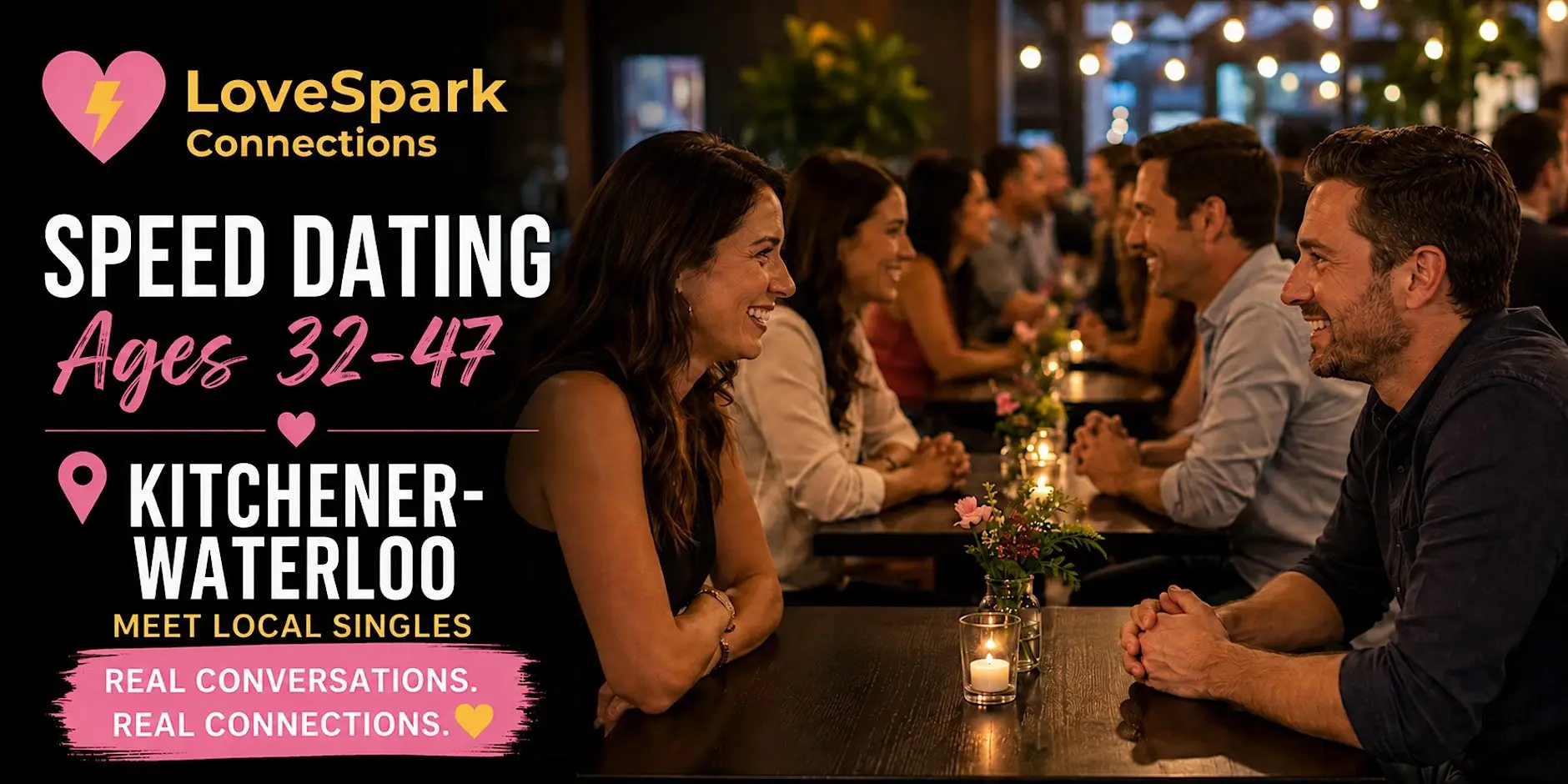 Speed Dating | Ages 32-47 | Kitchener-Waterloo