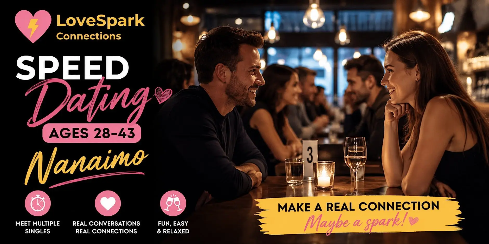 Speed Dating | Ages 28-43 | Nanaimo