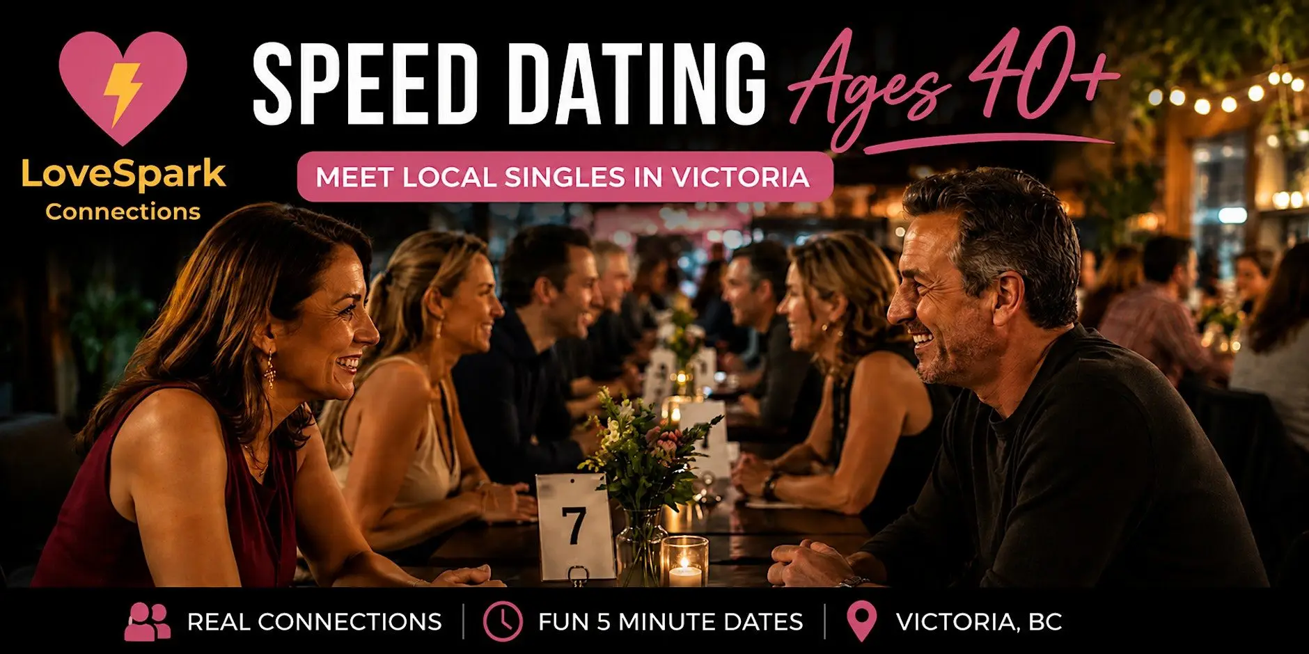 Speed Dating | Ages 40+ | Victoria