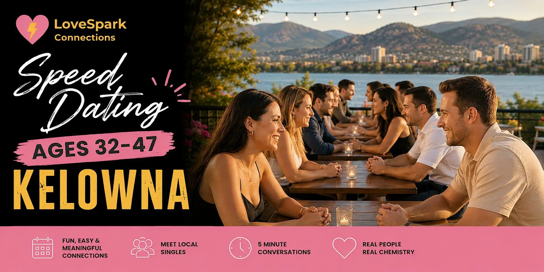 Speed Dating | Ages 32-47 | Kelowna