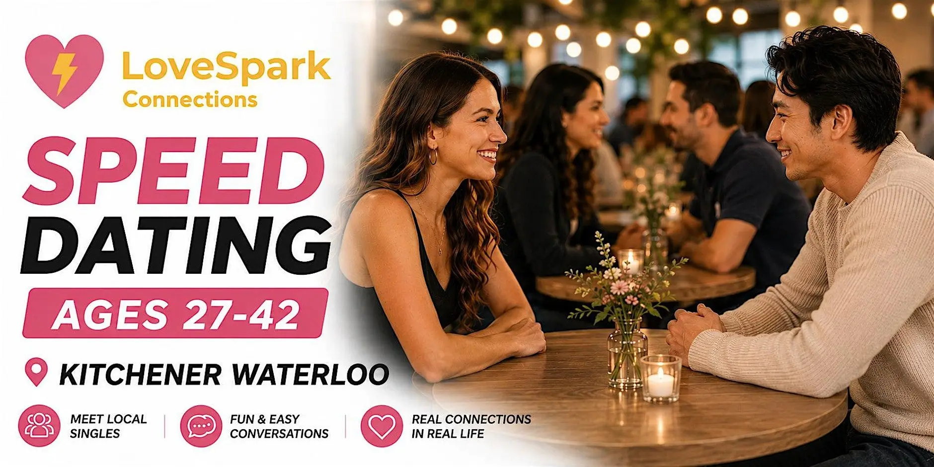 Speed Dating | Ages 27-42 | Kitchener-Waterloo