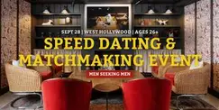 Speed Dating for Men Seeking Men | West Hollywood | 26+