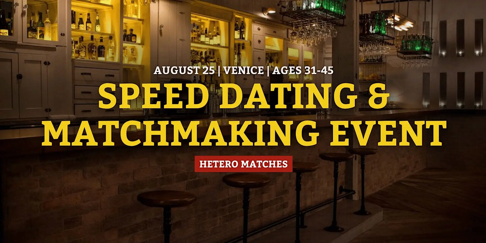 Speed Dating | Venice | Ages 31-45 Speed Dating | Venice | Ages 31-45