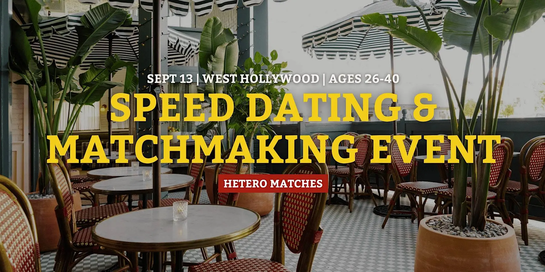 Speed Dating | West Hollywood | Ages 26-40