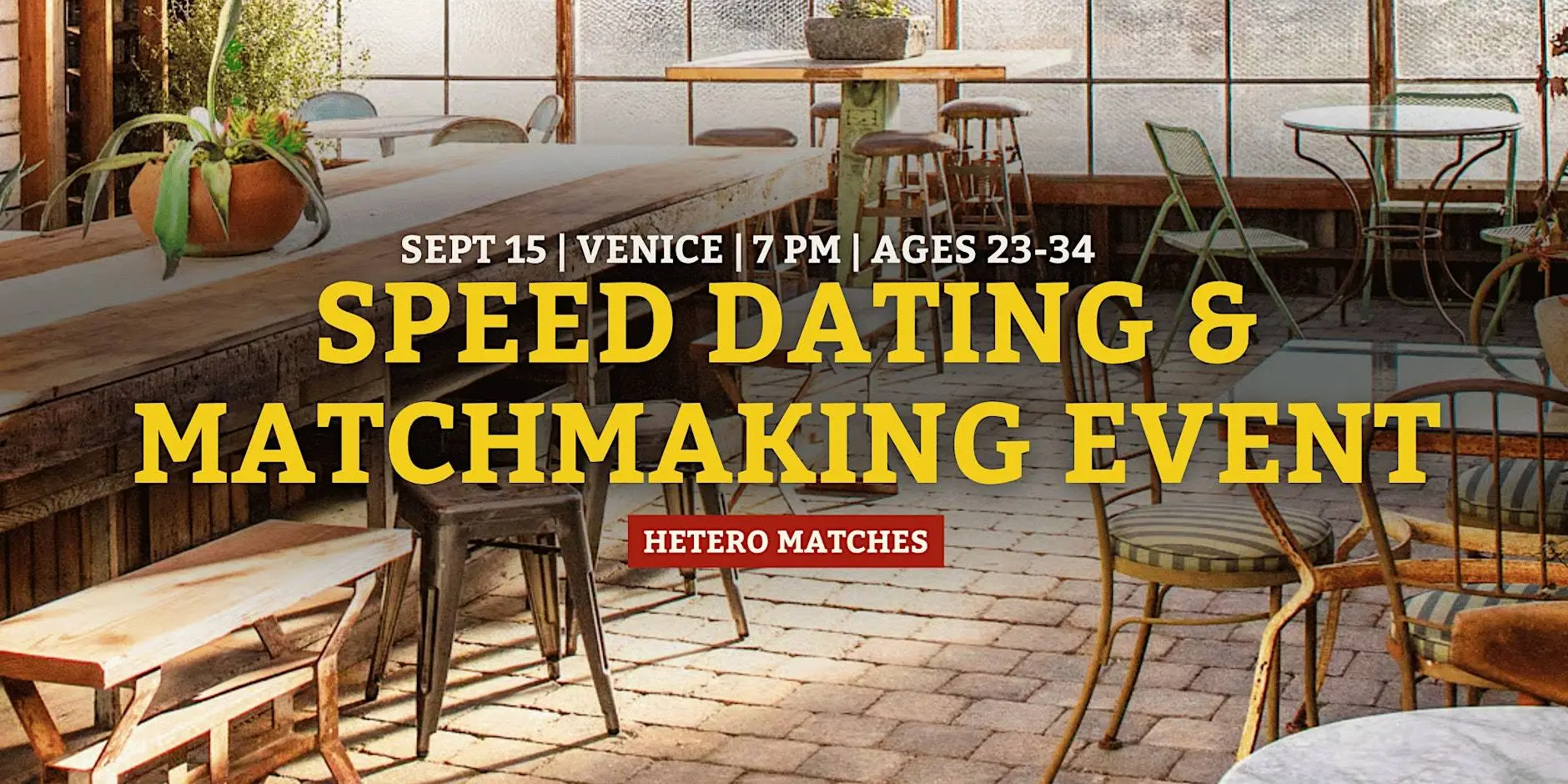 Speed Dating | Venice | Ages 23-34 Speed Dating | Venice | Ages 23-34