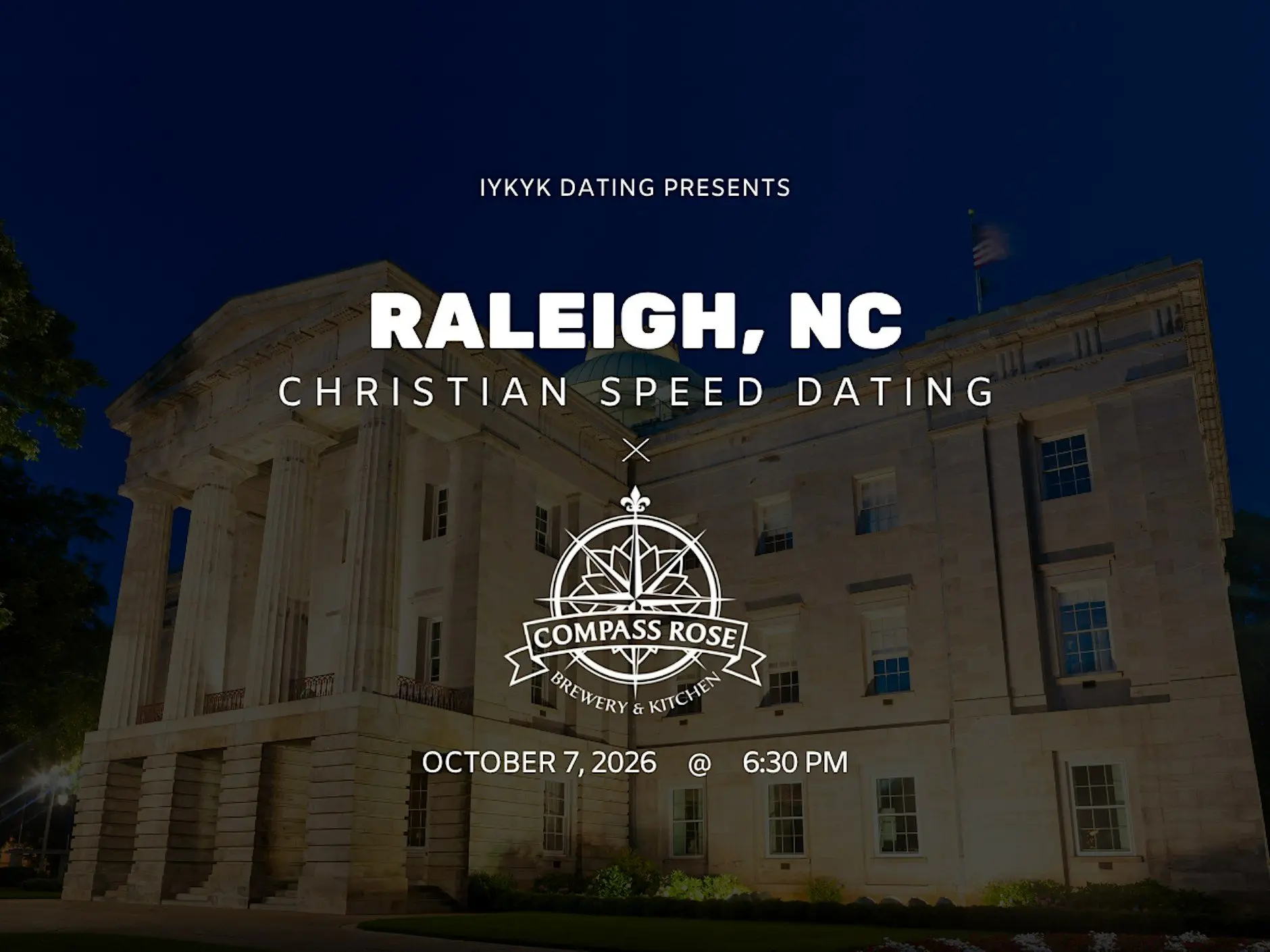 Raleigh Christian Speed Dating | IYKYK Dating | 20s-30s | 10/7/26