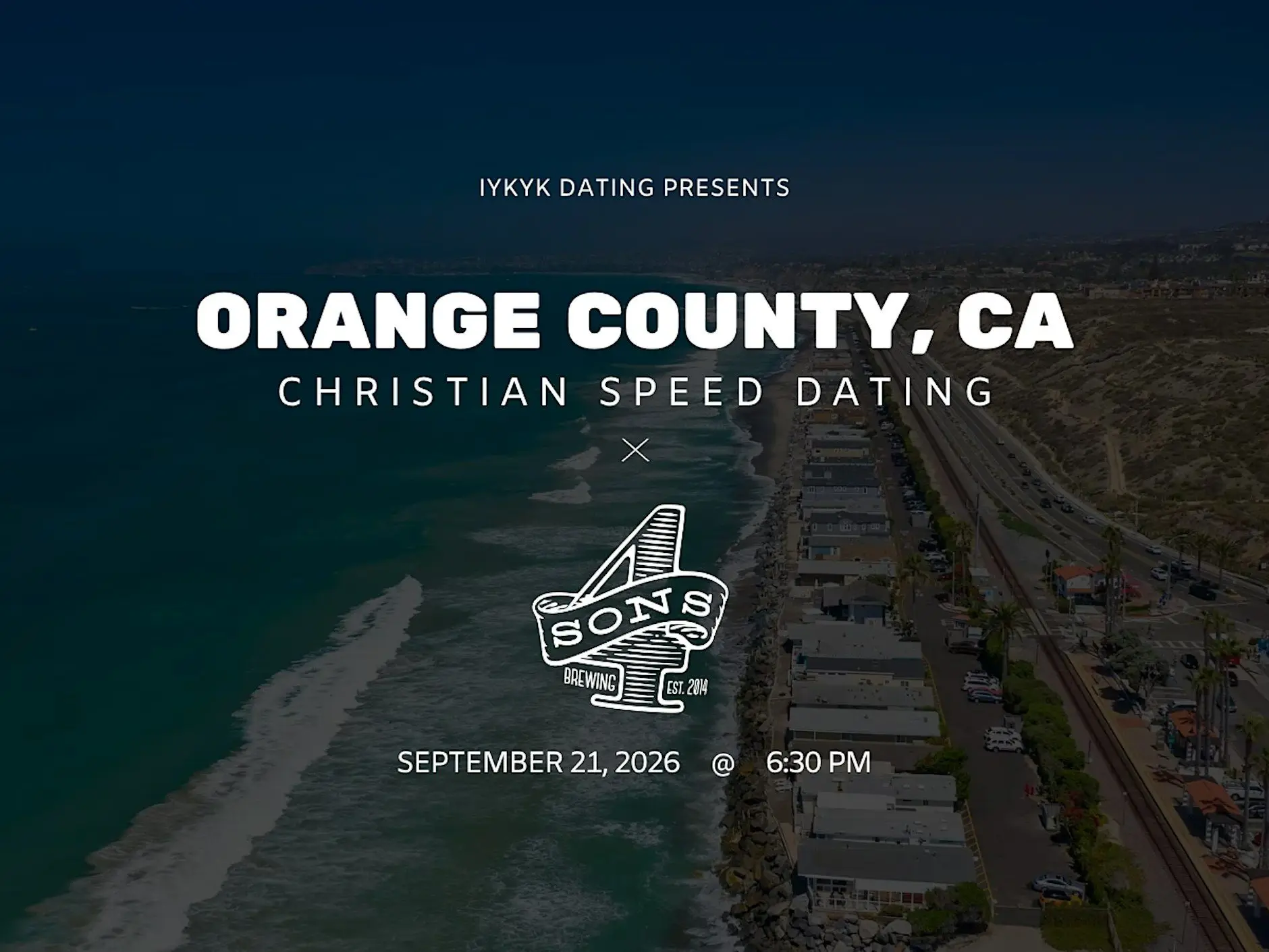 Orange County Christian Speed Dating | IYKYK Dating | 20s-30s | 9/21/26