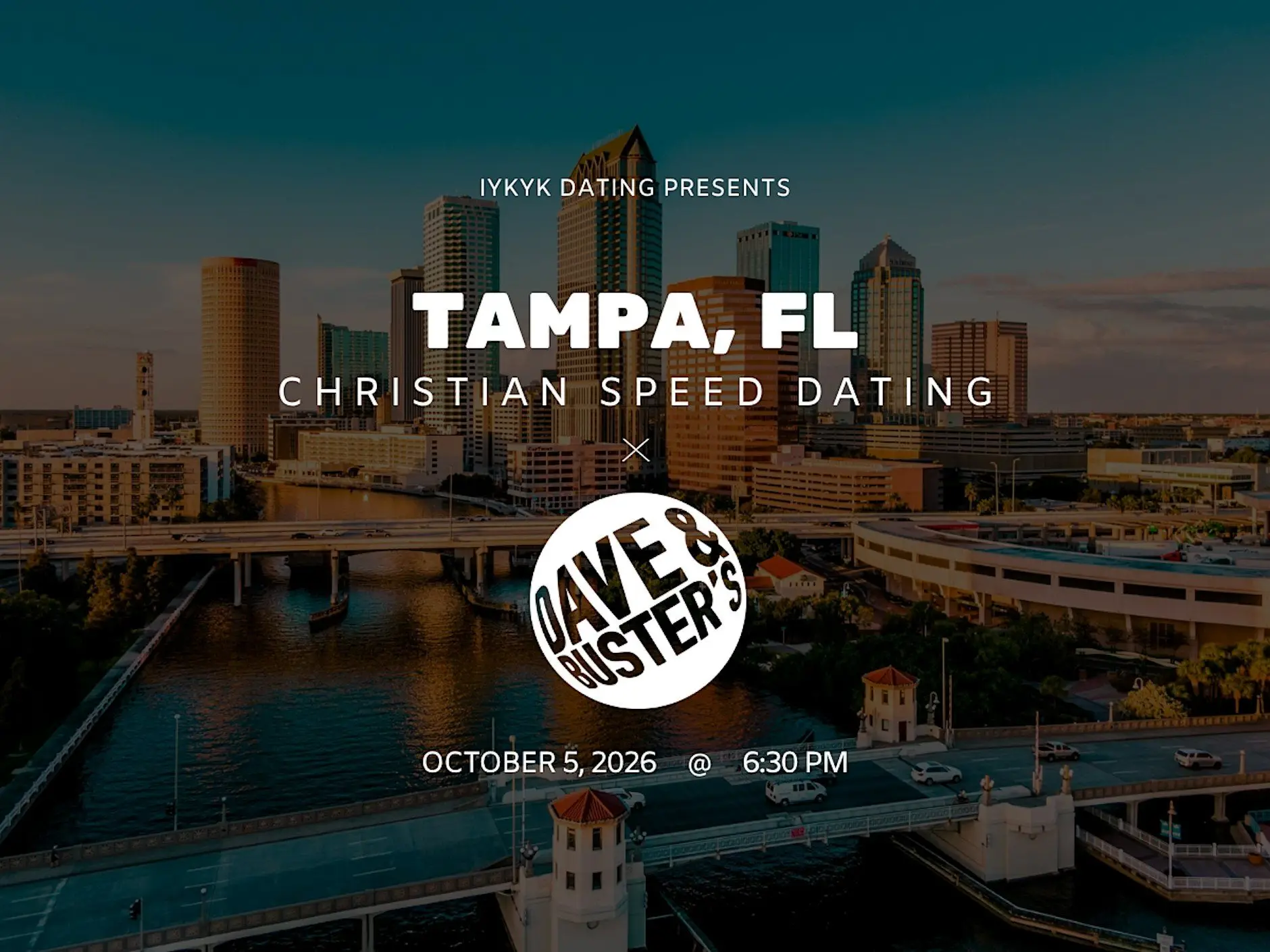 Tampa Christian Speed Dating | IYKYK Dating | 20s-30s | 10/5/26