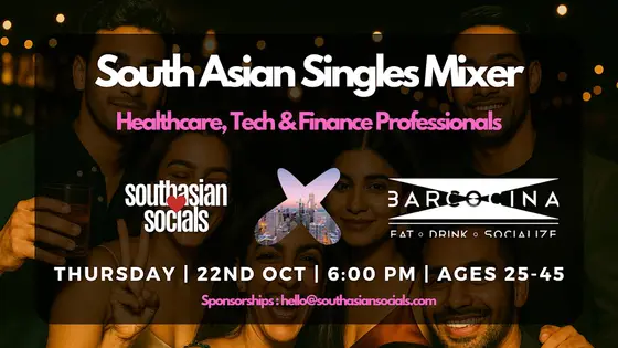 South Asian Singles Mixer | Healthcare, Tech & Finance Professionals — photo 1