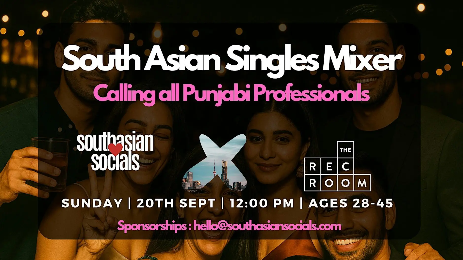South Asian Singles Mixer for Punjabi Professionals| Ages 28-45