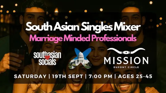 South Asian Singles Mixer for Marriage-Minded Professionals | Ages 25-45 — photo 1