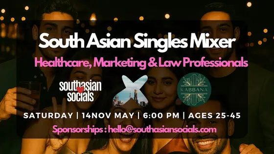 South Asian Singles Mixer | Healthcare, Marketing & Law Professionals — photo 1