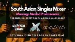 South Asian Singles Mixer for Marriage Minded Professionals | Ages 25-45