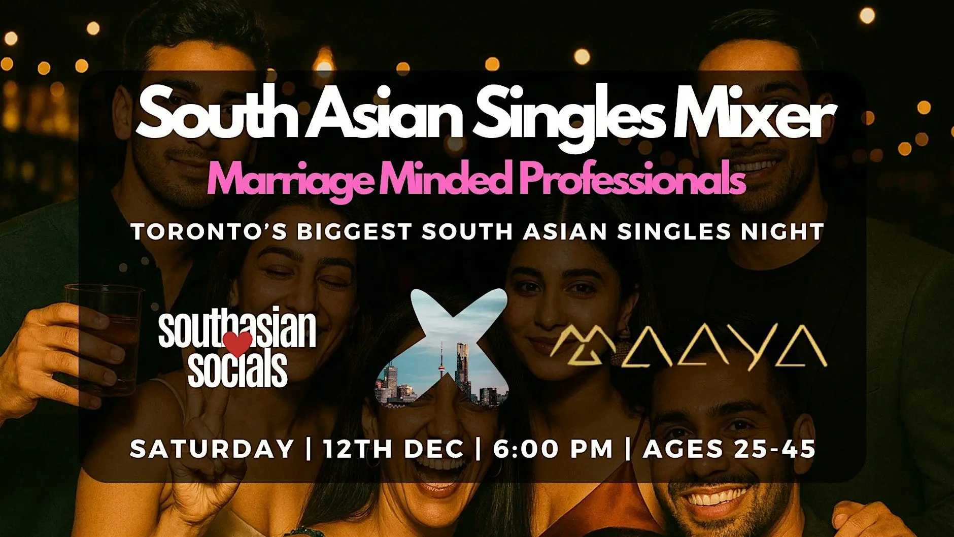 South Asian Singles Mixer for Marriage Minded Professionals | Ages 25-45 South Asian Singles Mixer for Marriage Minded Professionals | Ages 25-45