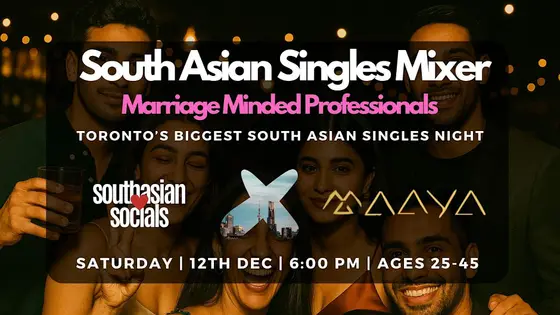 South Asian Singles Mixer for Marriage Minded Professionals | Ages 25-45 — photo 1