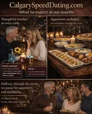 60s and 70s+ (plus) Calgary Singles Speed Dating