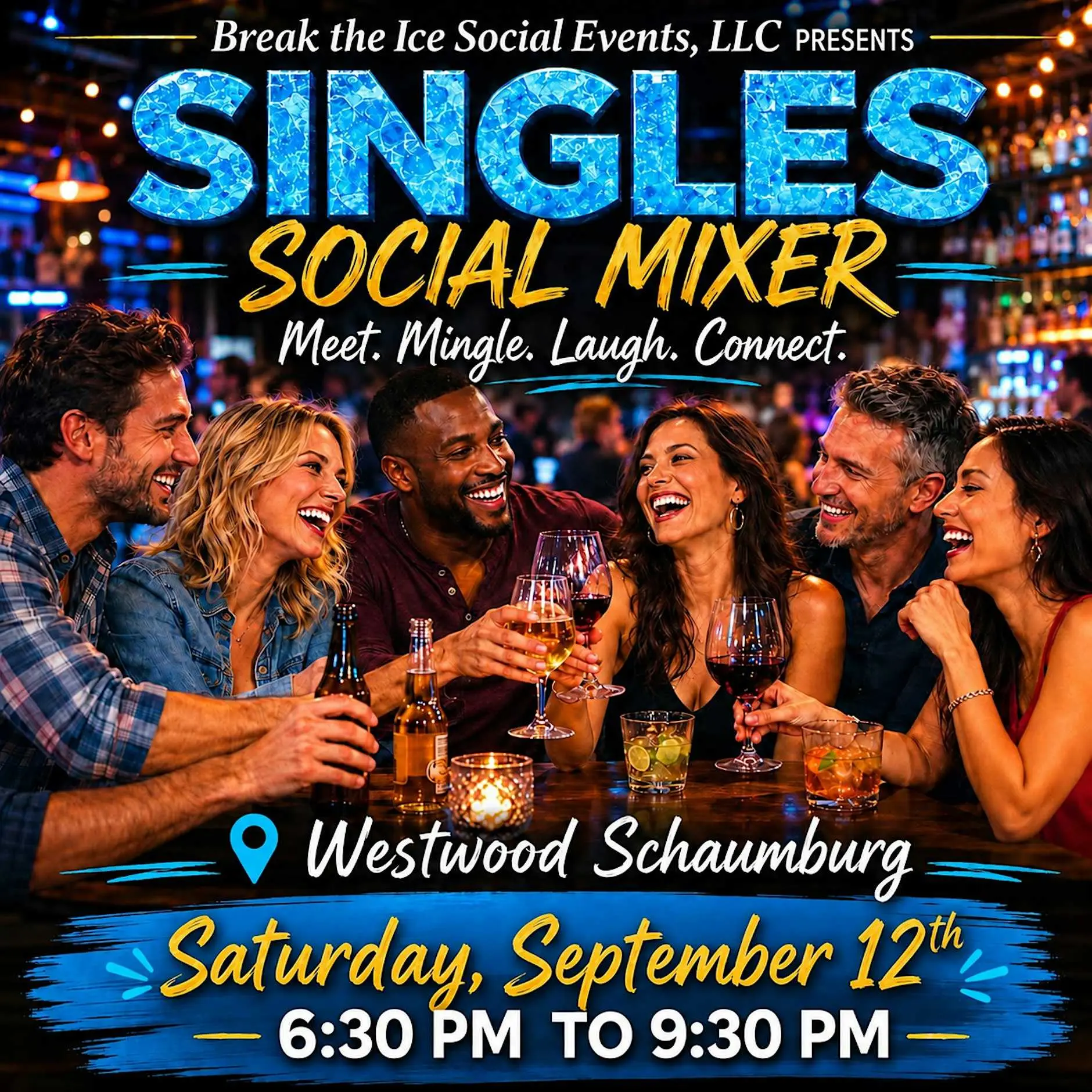 Singles Social Mixer Schaumburg, IL Westwood Tavern