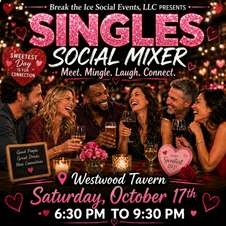 Singles Social Mixer Schaumburg, IL Westwood Tavern Sweetest Day Party