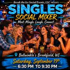 Singles Social Mixer Brookfield, WI Bullwinkles