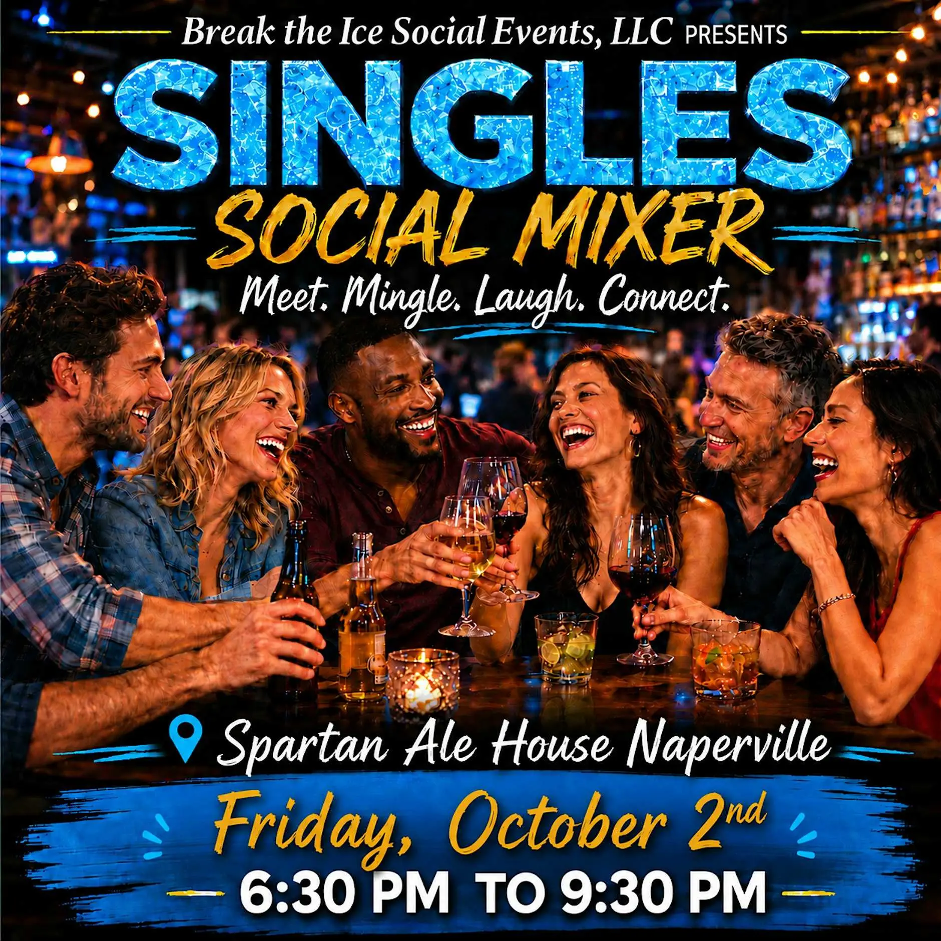 Singles Social Mixer Naperville, IL Spartan Ale House