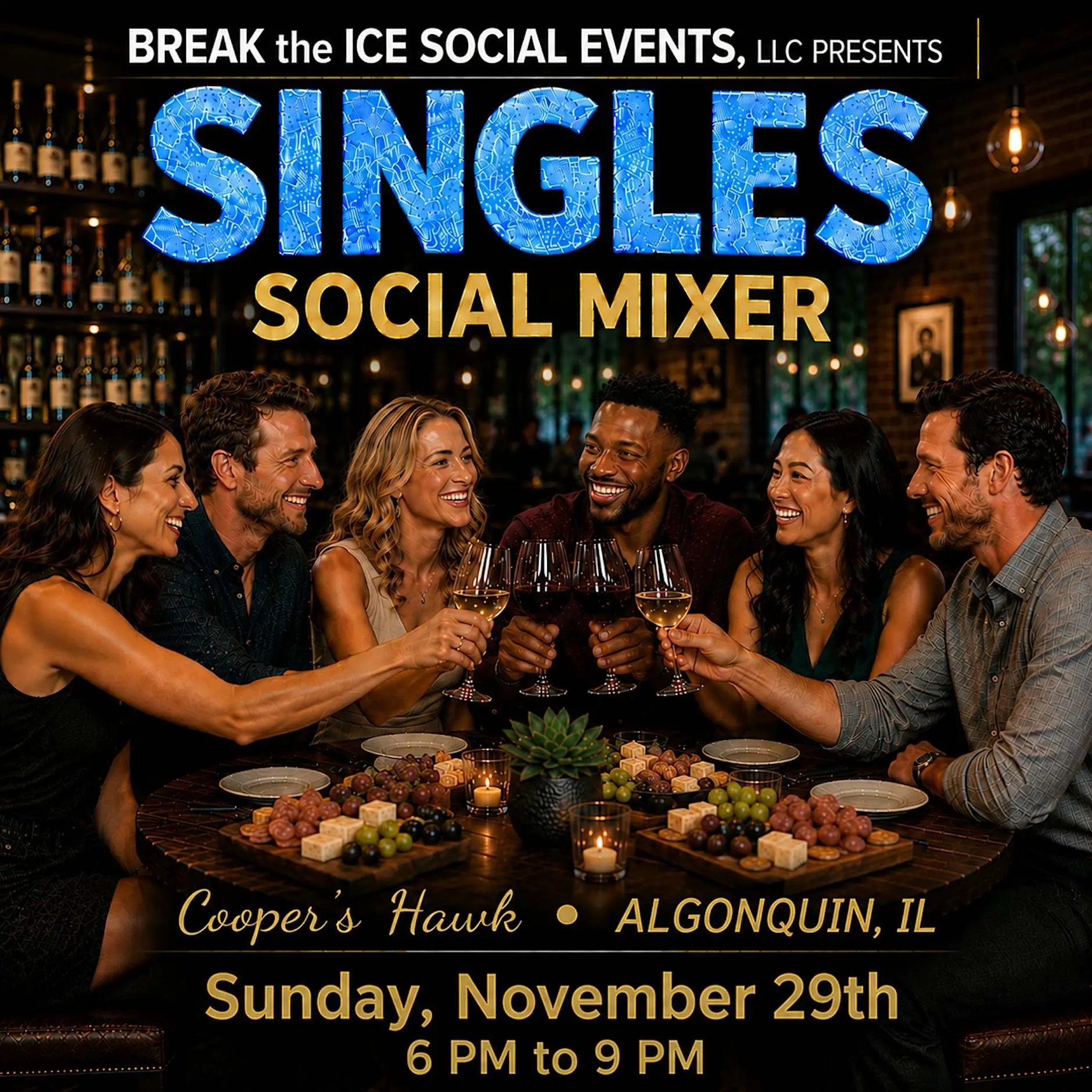 Singles Social Mixer Algonquin, IL Cooper's Hawk Singles Social Mixer Algonquin, IL Cooper's Hawk