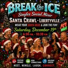 Singles Social Mixer Libertyville Santa Bar Crawl Starting at Morgan's Singles Social Mixer Libertyville Santa Bar Crawl Starting at Morgan's
