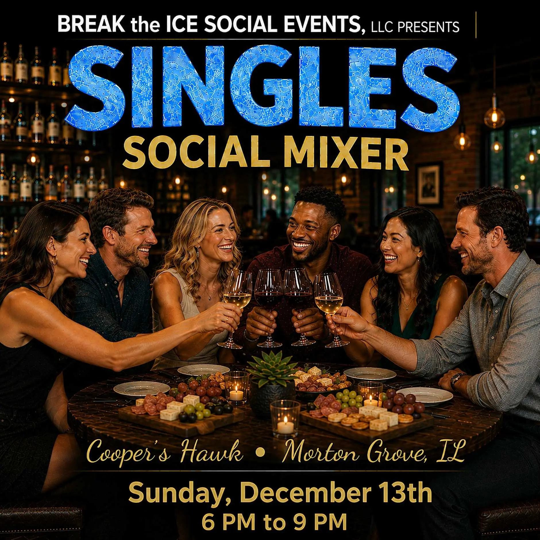 Singles Social Mixer Morton Grove, IL Cooper's Hawk