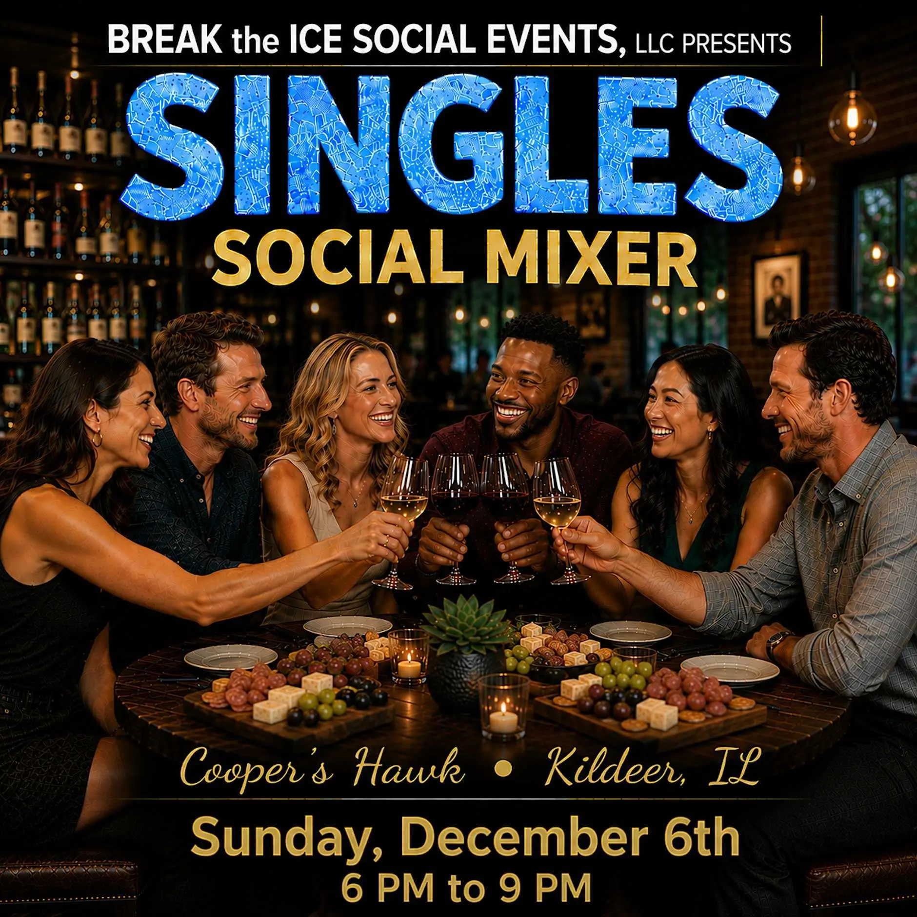 Singles Social Mixer Kildeer, IL Cooper's Hawk Singles Social Mixer Kildeer, IL Cooper's Hawk