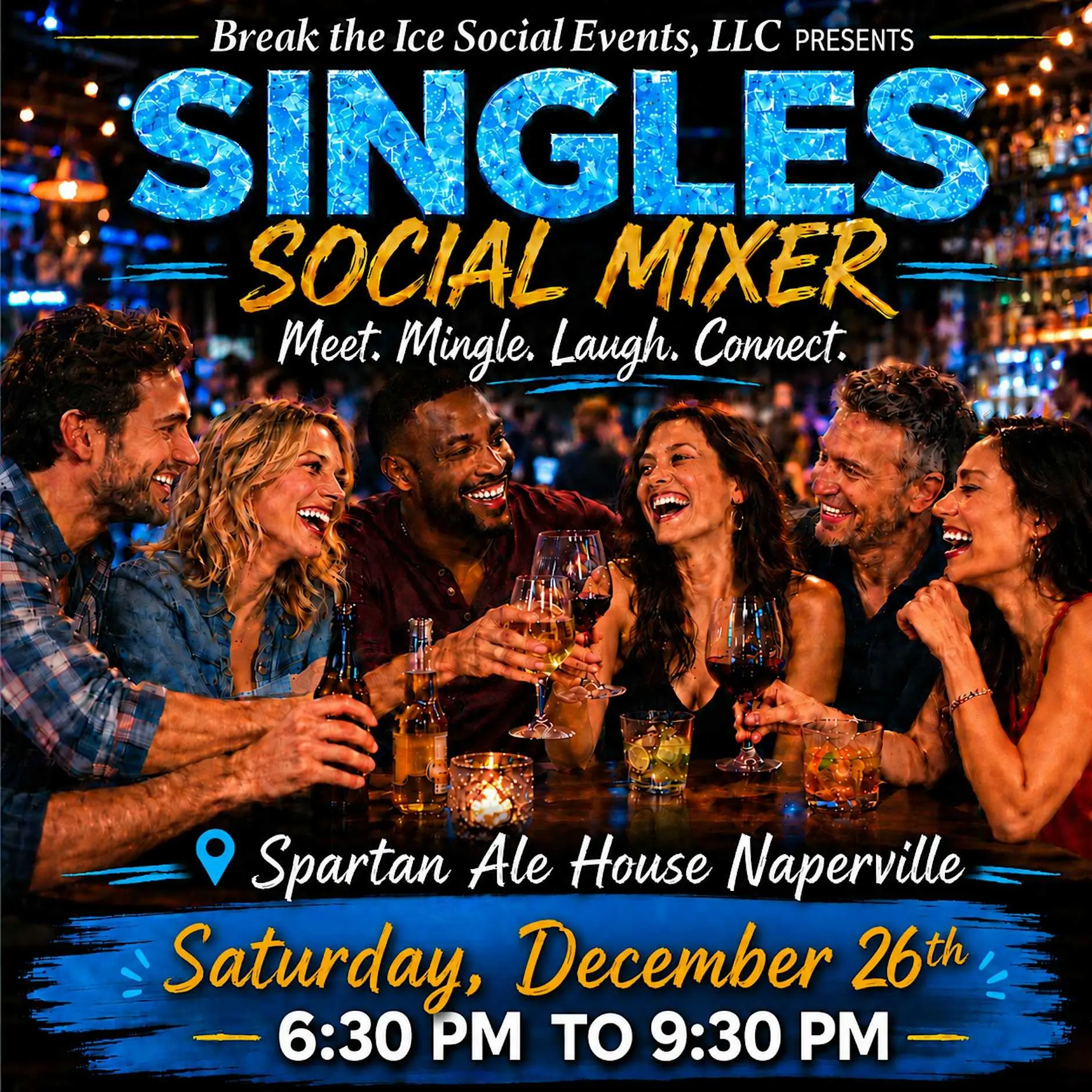 Singles Social Mixer Naperville, IL Spartan Ale House