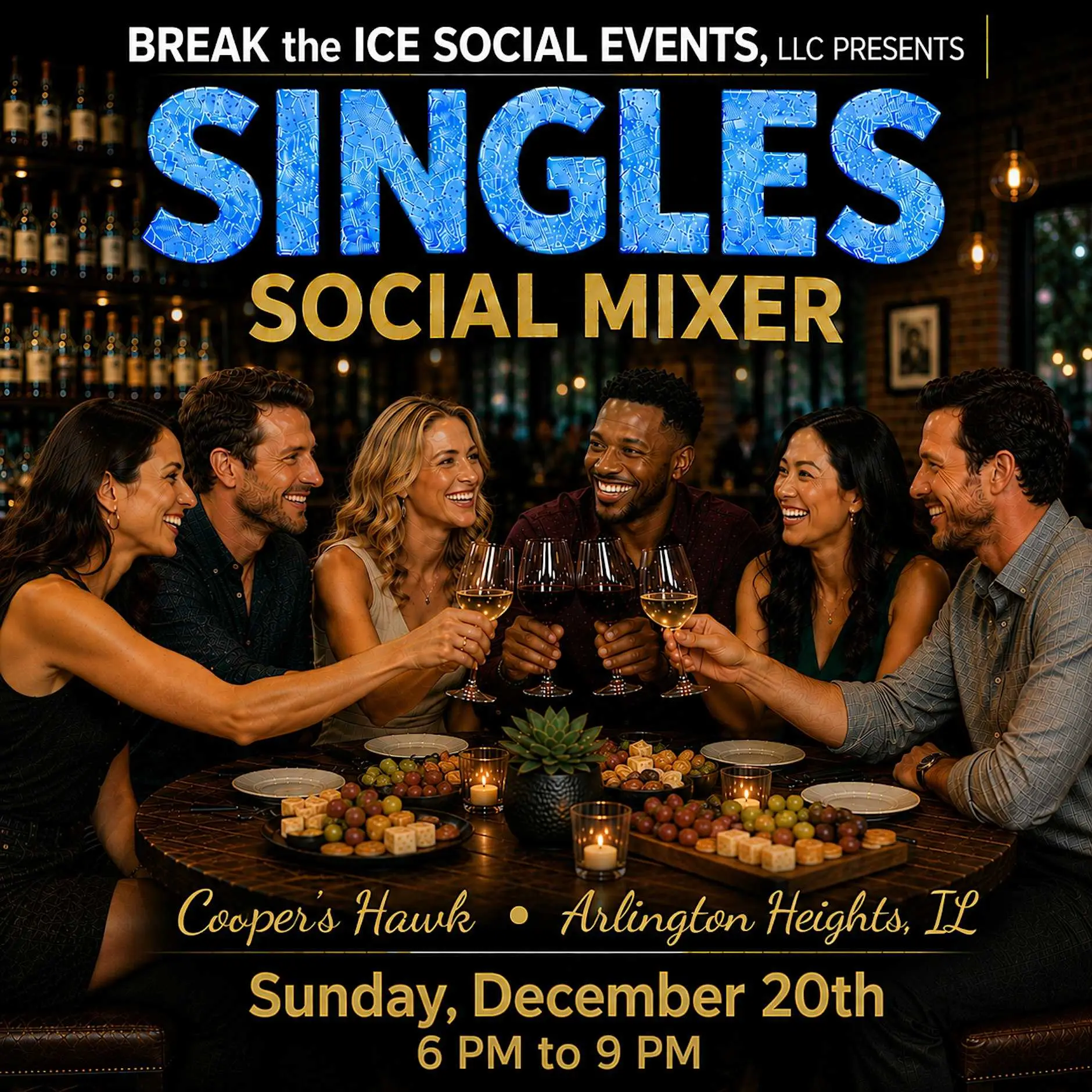Singles Social Mixer Arlington Heights, IL Cooper's Hawk