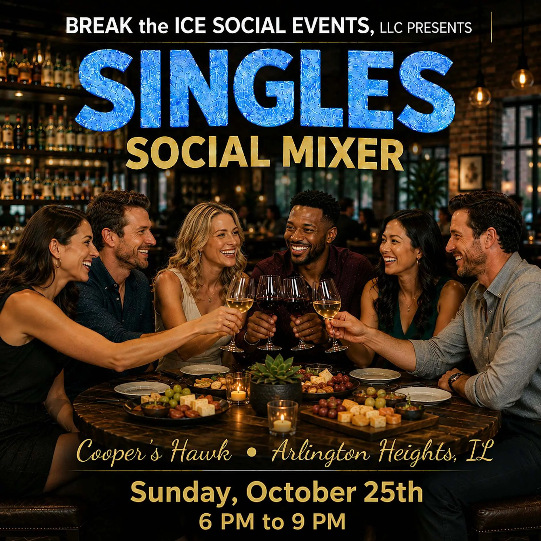 Singles Social Mixer Arlington Heights, IL Cooper's Hawk