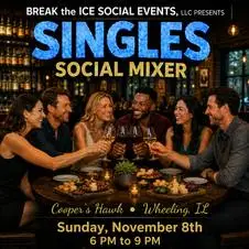 Singles Social Mixer Wheeling, IL Cooper's Hawk