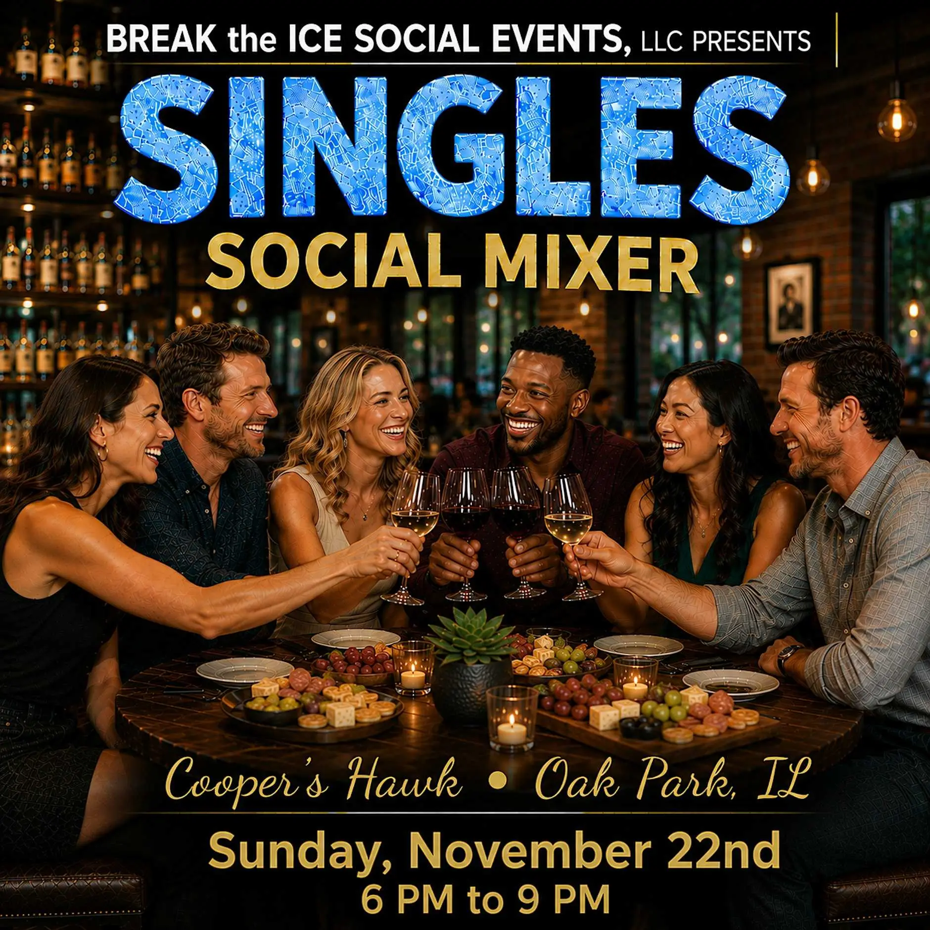 Singles Social Mixer Oak Park, IL Cooper's Hawk