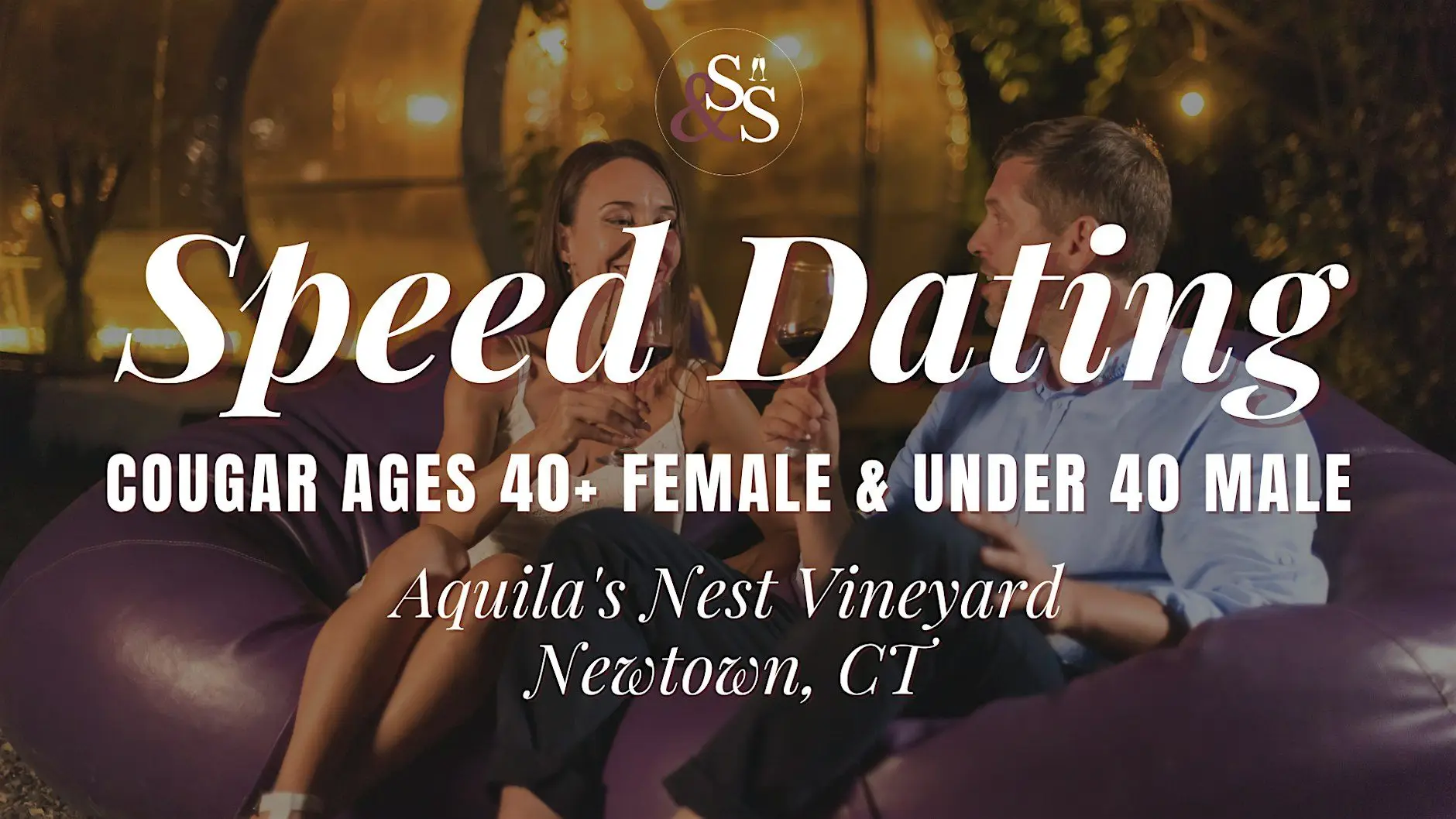 Cougar Night Speed Dating in Newtown, CT at Aquila's Nest Vineyards