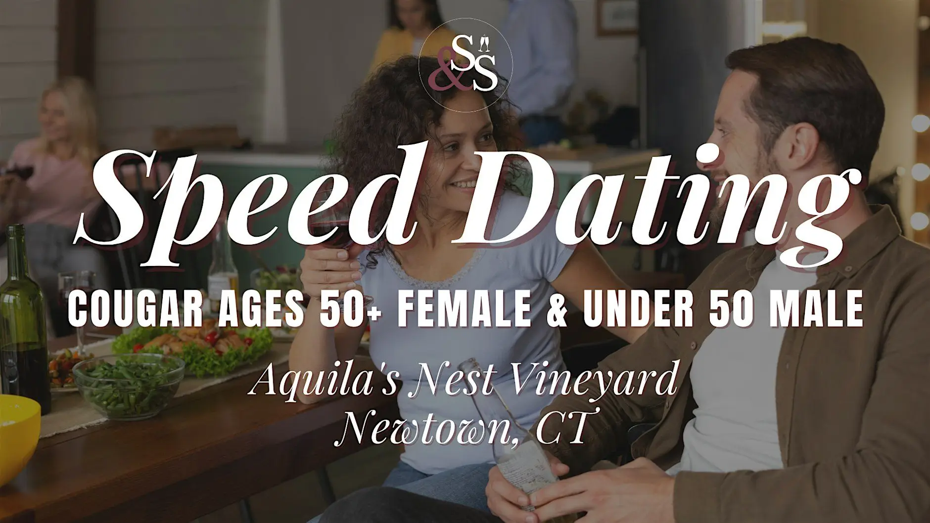 Cougar Night Speed Dating in Newtown, CT at Aquila's Nest Vineyards Cougar Night Speed Dating in Newtown, CT at Aquila's Nest Vineyards