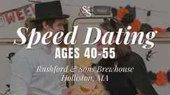 Halloween Night Speed Dating in Holliston, MA at Rushford & Sons Brewhouse