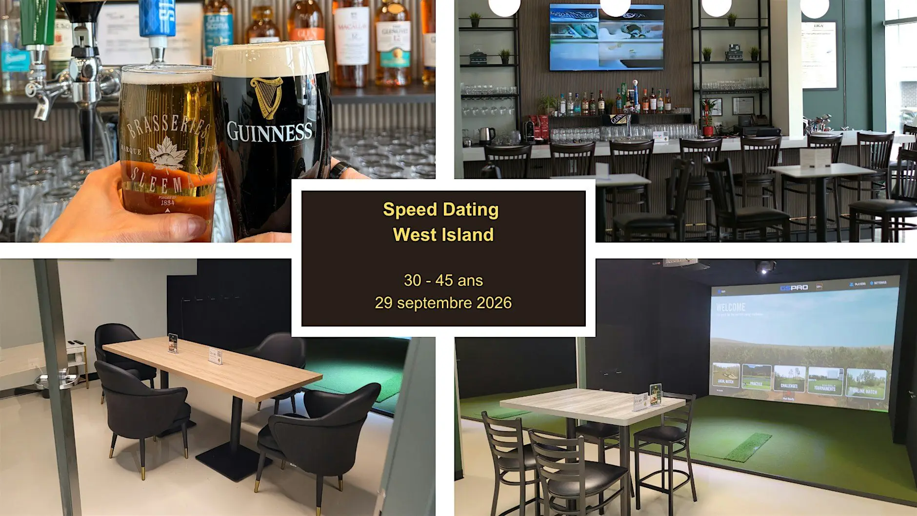 Speed Dating West Island 35 - 50 ans, 29 septembre 2026 Speed Dating West Island 35 - 50 ans, 29 septembre 2026