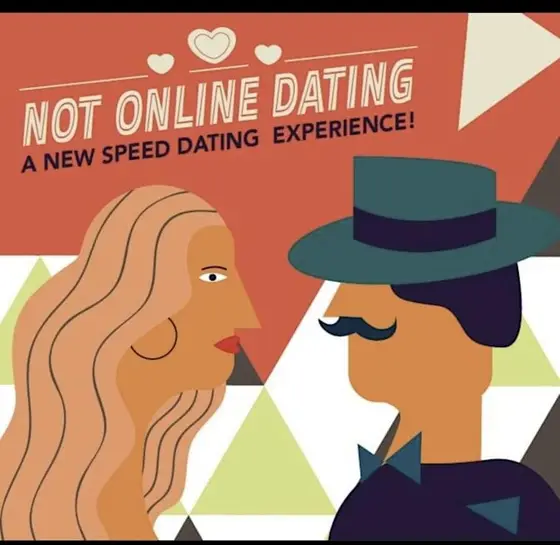 NOT ONLINE DATING PRESENTS - SPEED DATING & SINGLES MIXER - AGES 55+ — photo 3