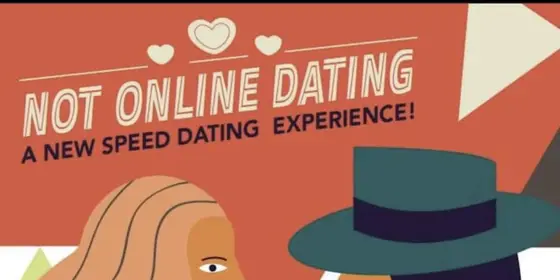 NOT ONLINE DATING PRESENTS - SPEED DATING & SINGLES MIXER - AGES 55+ — photo 1
