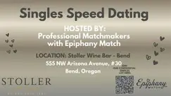10/26/26 Speed Dating at Stoller Wine Bar in Bend (ages 50ish and up) 10/26/26 Speed Dating at Stoller Wine Bar in Bend (ages 50ish and up)
