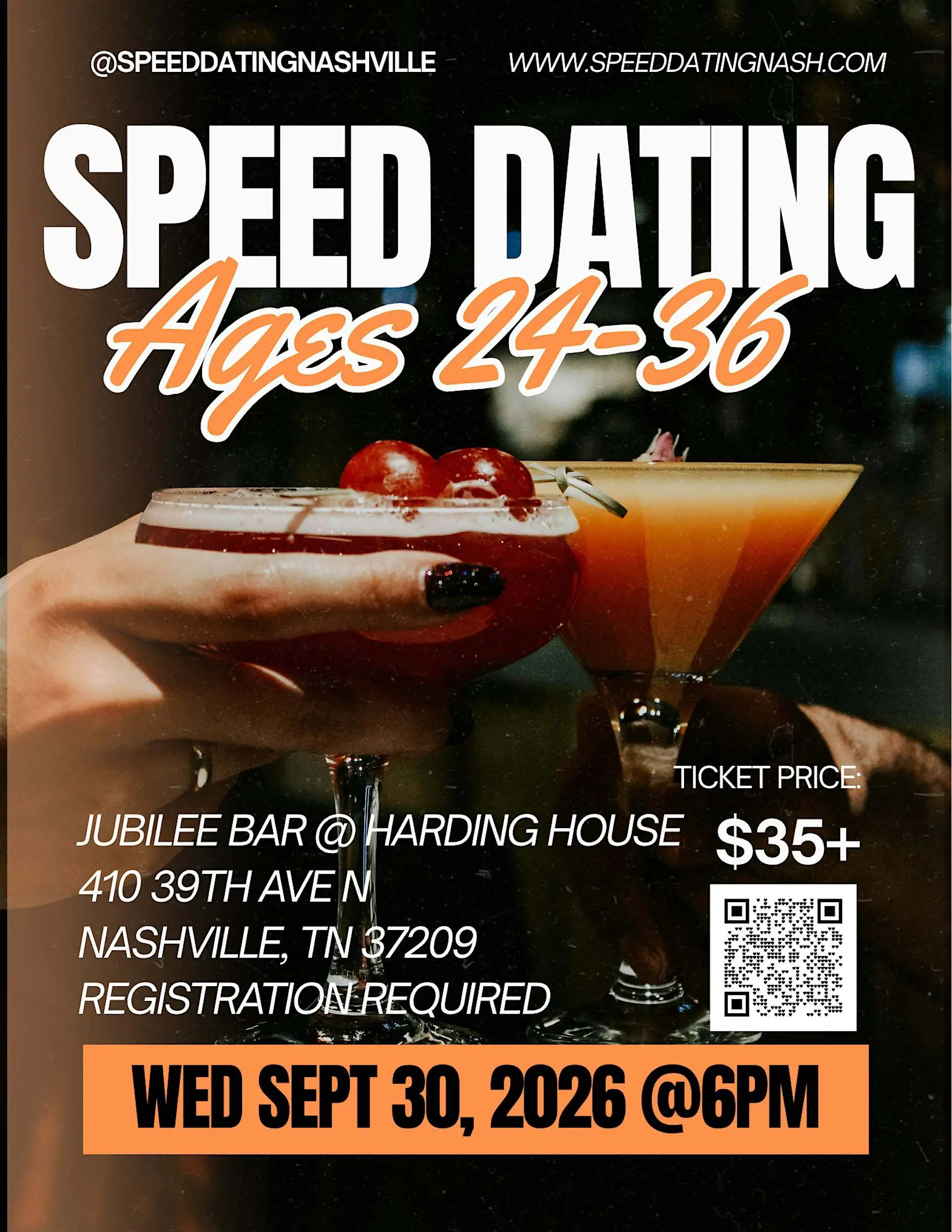Nashville Singles Speed Dating Event (Ages 24-36 Nashville Singles Speed Dating Event (Ages 24-36