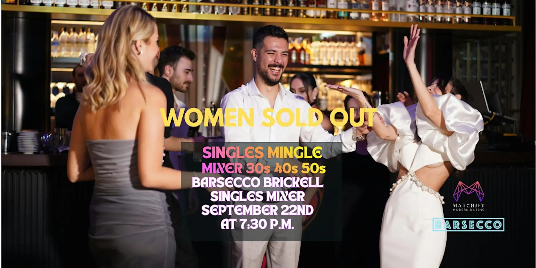 Singles Mixer @ Barsecco Brickell Miami