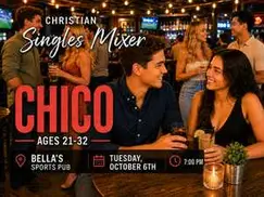 Christian Singles Mixer + Speed Dating in Chico | Ages 21–32